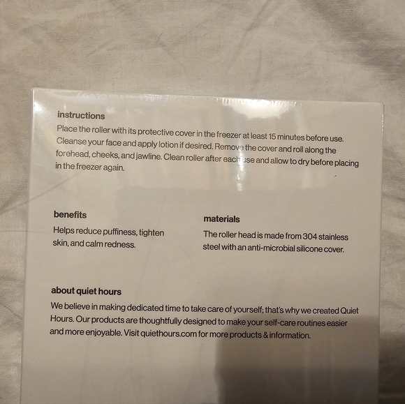 Quiet Hours Ice Facial Roller NIB - Picture 3 of 4